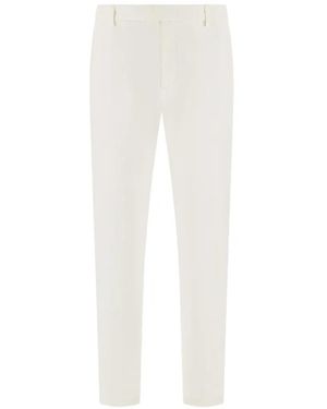 BOGGI Rory B Tech Seersucker Trousers - White