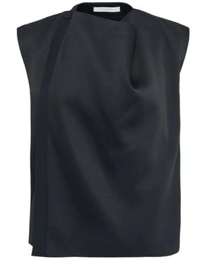 Club21 Noelle Draped Blouse - Blue