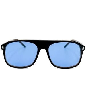 Lesca Occhiali Da Sole Club Stile Pilota - Blu