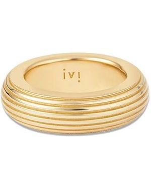 Ivi Wide Round Ring - Metallic