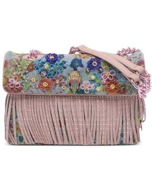 Kurt Geiger Kensington Tasche Mit Fransen - Blau
