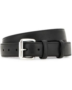 Hogan Cinturón De Piel - Negro
