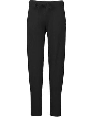 Minnie Rose Cashmere Track Pants - Black