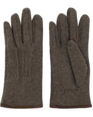 BOGGI Handschuhe Aus Wolljersey - Braun