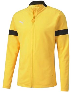 PUMA Zip Stripe T-Shirt - Yellow