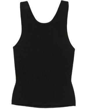 Sessun Lygia Ribbed Top - Black