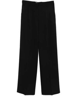 Cellar Door Wilma Pleated Trousers - Black