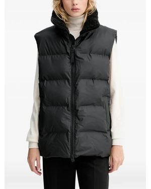 Rains パデッドベスト - ブラック