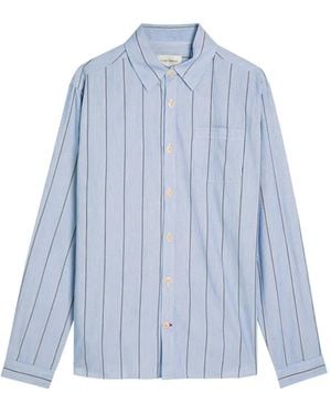 Oliver Spencer New York Special Striped Cotton Shirt - Blue