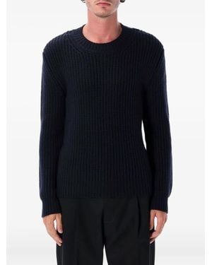 Tom Ford Ribbed Crew-Neck Jumper - Blue