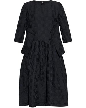 Comme des Garçons チェック ドレス - ブラック