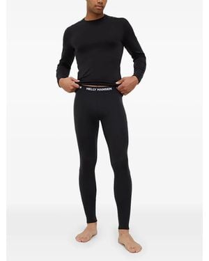 Helly Hansen Leggins Con Ribete Elástico - Negro