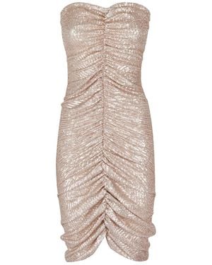 Norma Kamali Sequin-Embellished Dress - Natural