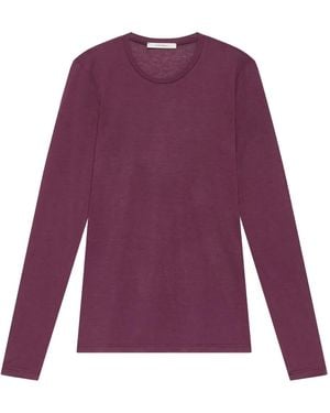Maliparmi Camiseta Colors Of The World con manga larga - Morado