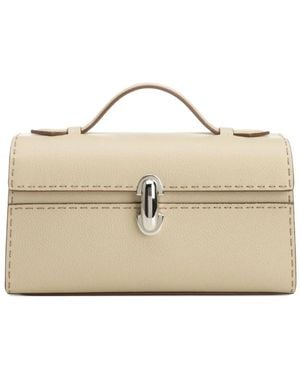 SAVETTE Symmetry Canvas Clutch - Naturel