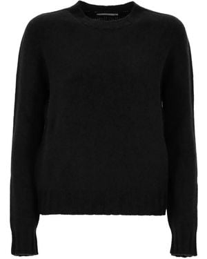 Oliver Lattughi Crew-Neck Ribbed-Trim Jumper - Black