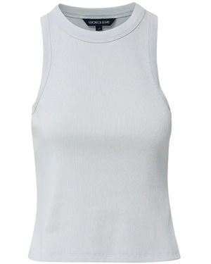 Veronica Beard Jordyn Ribbed Tank Top - White