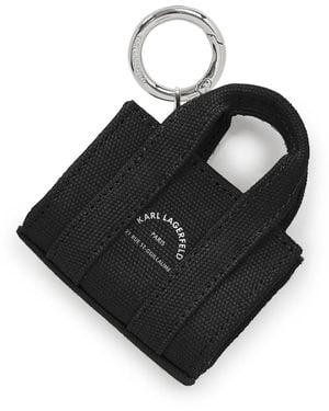 Karl Lagerfeld Rue St-Guillaume Keychain - Black