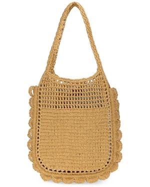 Ulla Johnson Marina Schultertasche Mit Rüschen - Mettallic