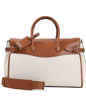 Ralph Lauren Two-Tone Tote Bag - Brown