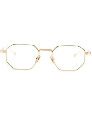 Cutler and Gross Lansdowne Geometric-Frame Glasses - White