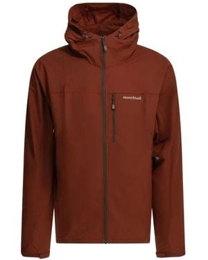 Montbell O.D. Hooded Zip-Up Jacket - Brown