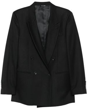 Reveres 1949 Double-Breasted Jacket - Black