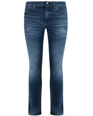 BOSS Logo-Patch Jeans - Blue