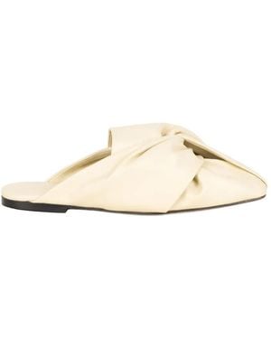 JVAM Maxime Knotted Mules - White
