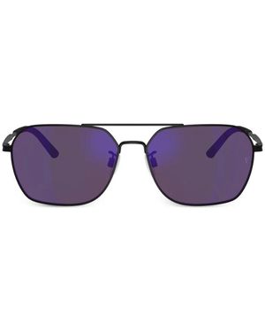 Oliver Peoples Pilot-Frame Sunglasses - Purple