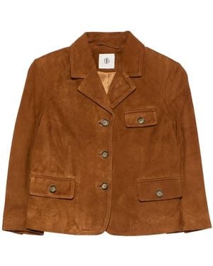 THE GARMENT Suede Pocket Jacket - Brown