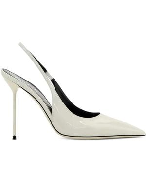 Paris Texas 105Mm Lidia Slingback Pumps - White