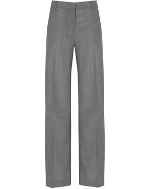 PT Torino Pantalones De Vestir Anchos - Gris