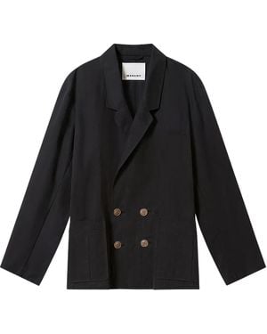 Isabel Marant Yhann Buttoned Blazer - Black