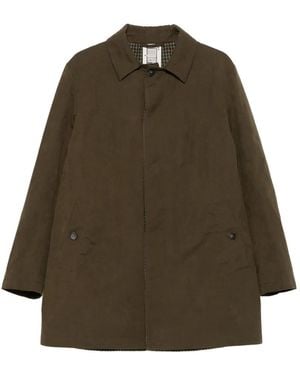 L'IMPERMEABILE Buttoned Raincoat - Green