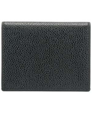 Thom Browne Striped Detailing Cardholder - Black