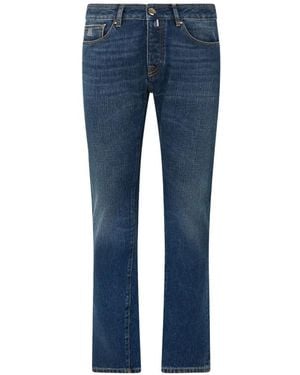 Moorer Straight-Leg Jeans - Blue
