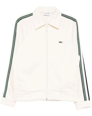 Lacoste Logo-Appliqué Jacket - Natural