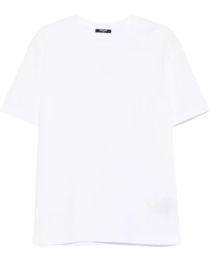 Balmain Logo-Embroidered T-Shirt - White