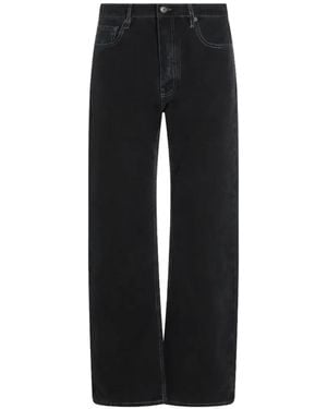 Off-White c/o Virgil Abloh Jean À Patch Logo - Black