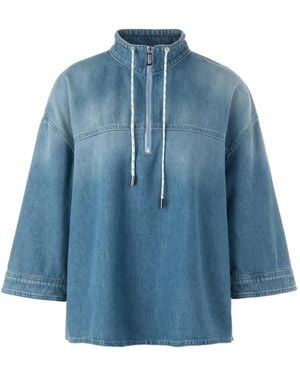 Marc Cain Blouse En Jean - Blue
