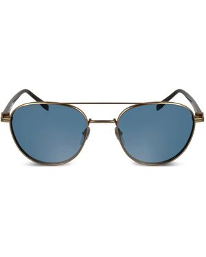 Lacoste Metal-Frame Round Sunglasses - Blue