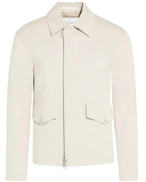 Paolo Pecora Off-Centre Zip-Fastening Jacket - White