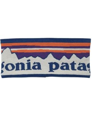 Patagonia Striped Logo Headband - ホワイト
