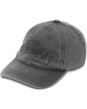Golden Goose Washed-Effect Baseball Cap - Grey