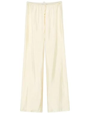 forte_forte Drawstring Trousers - White