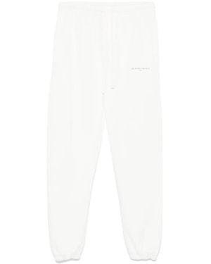 ih nom uh nit Logo-Print Track Trousers - White