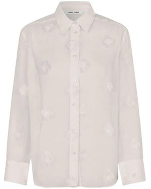Samsøe & Samsøe Fringed-Details Shirt - White