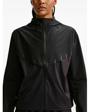 Nike Aeroswift Aerogami Panelled Hooded Jacket - Black
