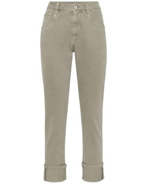 Brunello Cucinelli Vaqueros Rectos - Gris